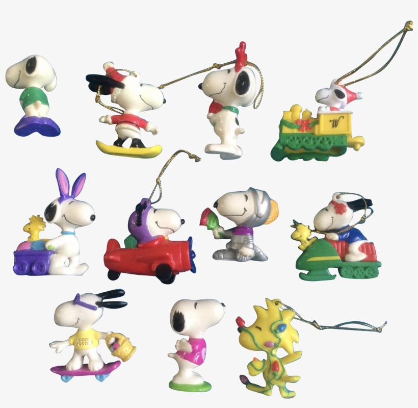 Svg Vintage Woodstock Peanuts Rubber Easter Ornaments - Snoopy Christmas Ornaments Vintage, transparent png #744982