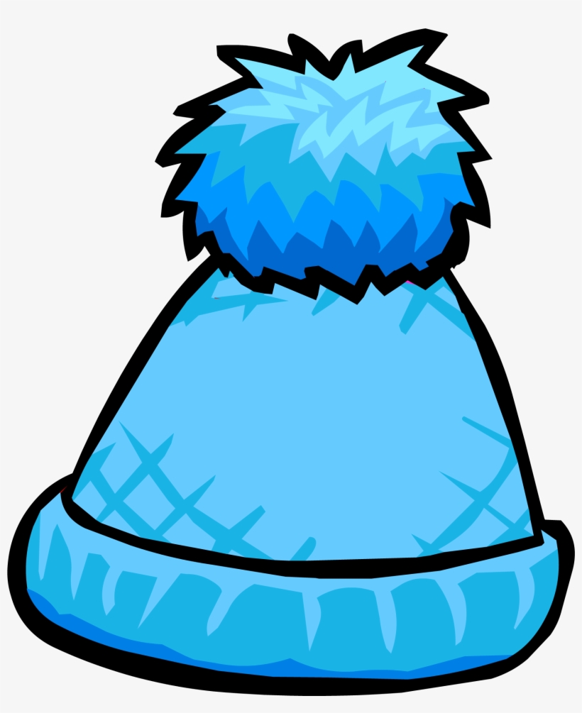 Blue Pom Pom Toque Clothing Icon Id 1104 - Club Penguin, transparent png #745277