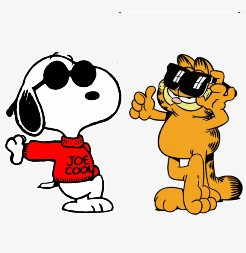 And Garfield Cool By Bradsnoopy On Deviantart - Joe Cool Totally Awesome, transparent png #745429
