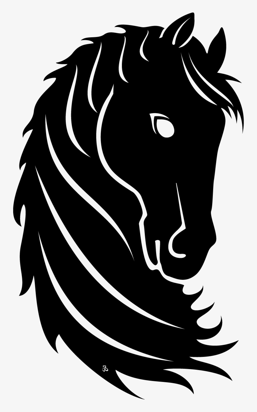 Horse Head Vector Png Black Horse Head Silhouette Free Transparent Png Download Pngkey