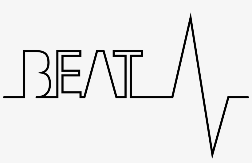 Black And White Library Beat Typography Big Image Png - Beat Clipart, transparent png #745984