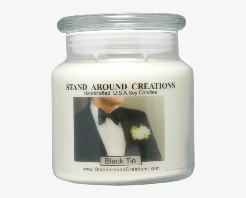 Black Tie Apothecary 16-oz - Premium 100 Soy Apothecary Candle - 16 Oz. - Black, transparent png #746099