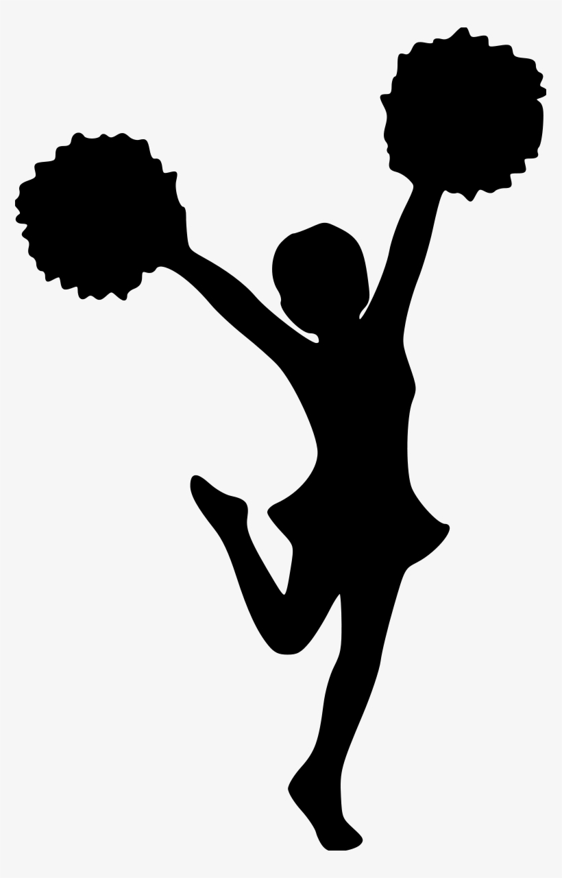 Clip Free Library Amazin Tumbler Image Gallery For - Cheerleader Silhouette Clipart, transparent png #746563