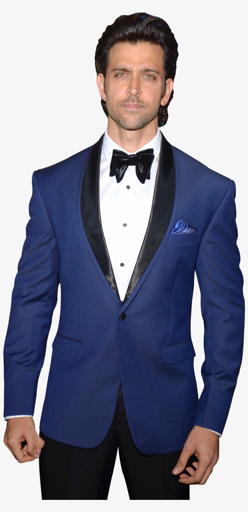 Hrithik Roshan Png Image - Royal Blue Tuxedo, transparent png #746602
