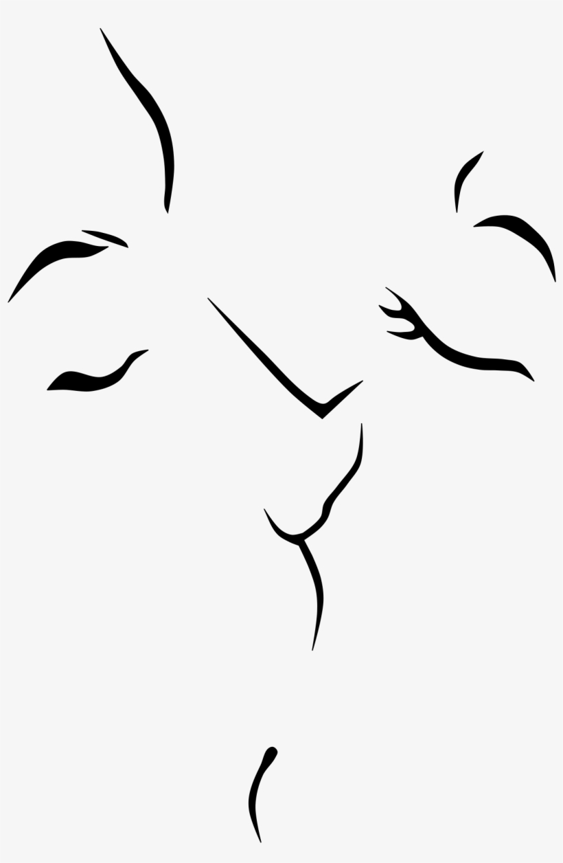 Graphic Freeuse Clipart Kiss Big Image Png - Kissing Clip Art, transparent png #746604