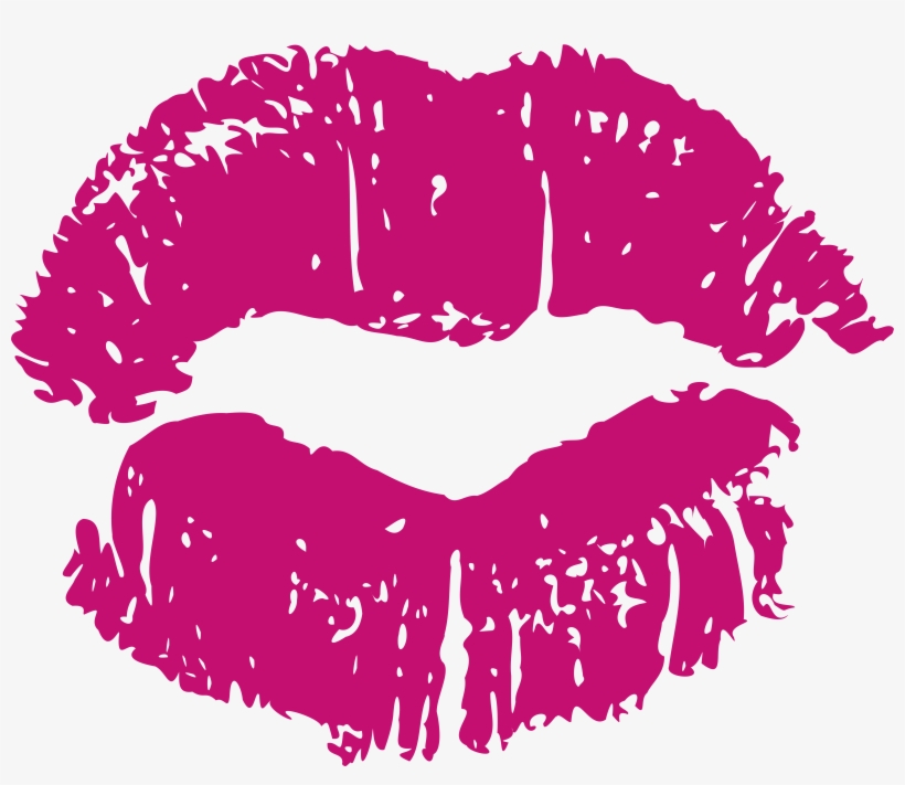 Pink Kiss Transparent Clip Art Image, transparent png #747068
