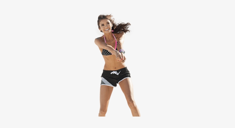 Nina Dobrev Volley Ball - Nina Dobrev Work Out, transparent png #747083