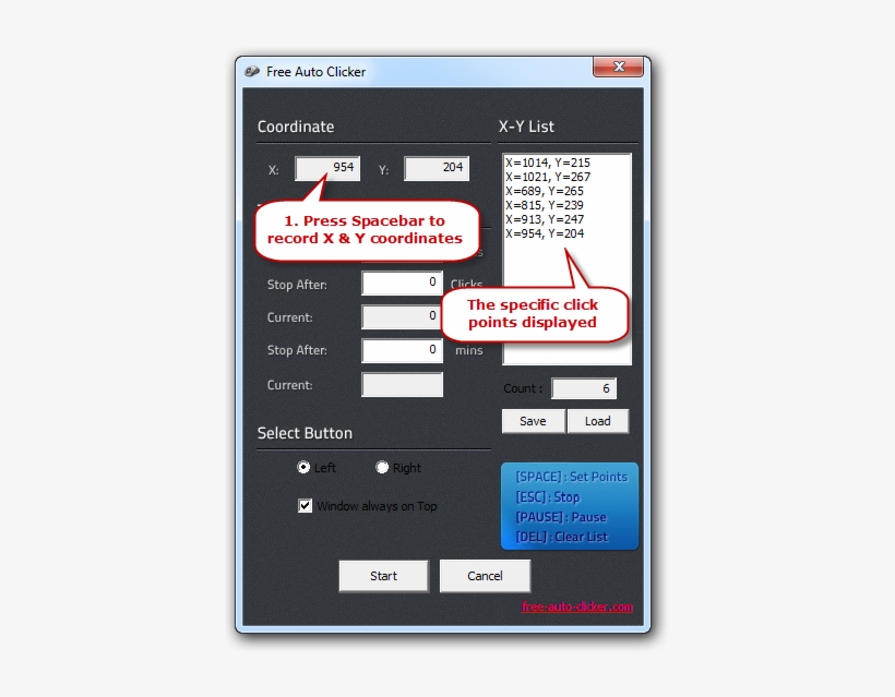 Get Mouse Click Point - Free Auto Clicker 5.3 1, transparent png #747135