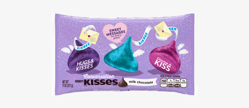 Hersheys Kisses - Hershey's Conversation Kisses Milk Chocolate, 311g, transparent png #747551