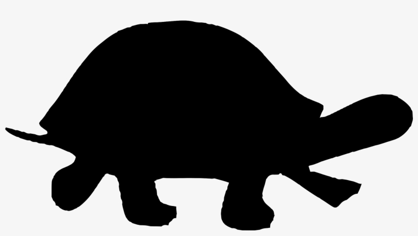 Clipart - Turtle Silhouette Png, transparent png #748189