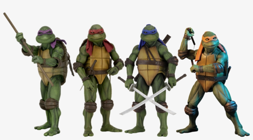 Teenage Mutant Ninja Turtles Png Clipart - Tmnt 1990 Turtles Movie Leonardo 1:4 Scale Action Figure, transparent png #748303