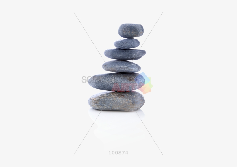 Stock Photo Of Balanced Stones Making Rock Cairn On - Stacked Stones Transparent Background, transparent png #748491