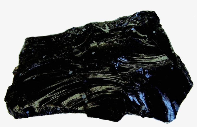 Image Transparent Library Obsidian - Obsidian Rock Transparent Background, transparent png #748639