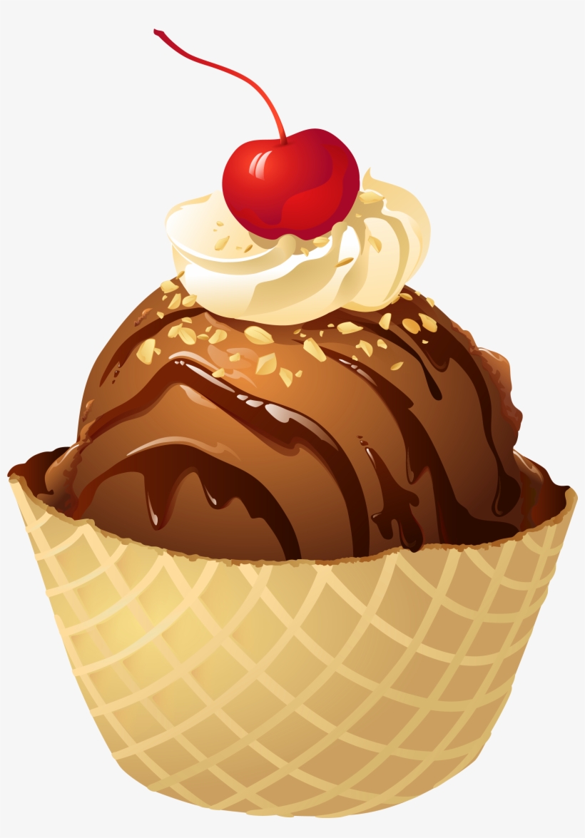 View Full Size - Ice Cream Bowl Clipart, transparent png #749386