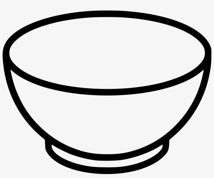 Bowl Comments - Veg White Png Icons, transparent png #749876