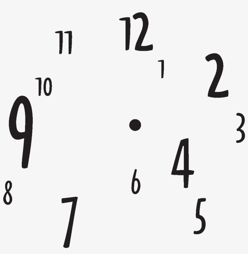 Sticker Mural Horloge Adhésive, transparent png #7402637