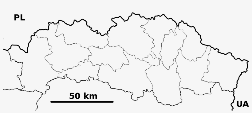 File Pre Ov Region Outline Map Svg, transparent png #7402683
