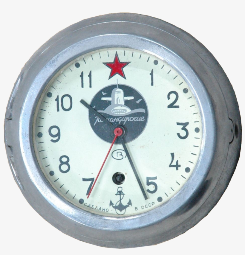 Horloge De Sous Marin Russe D 21 Cm, transparent png #7402991