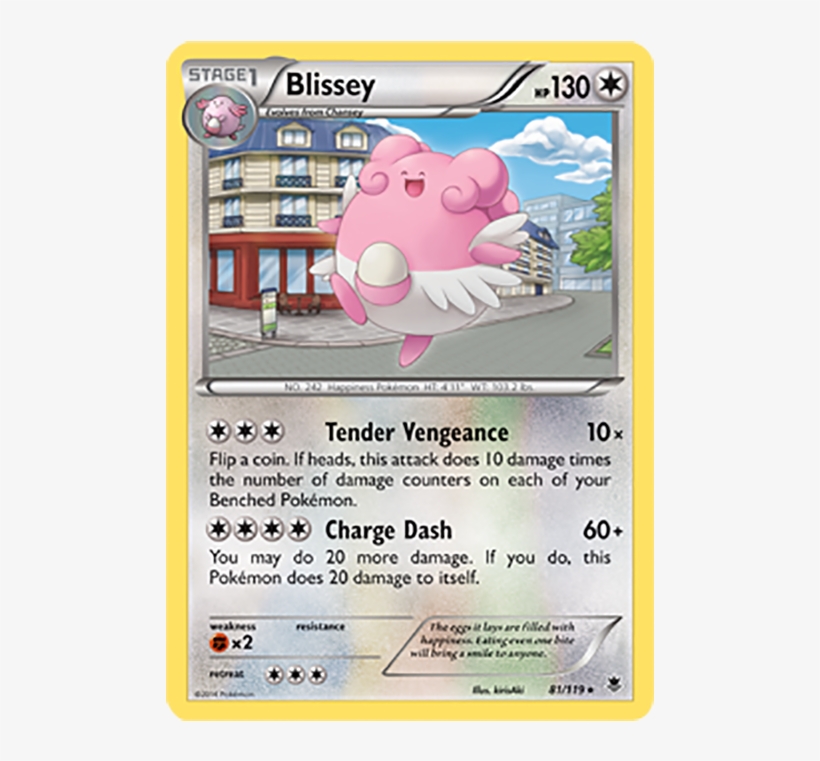 Blissey 81/119, transparent png #7403211