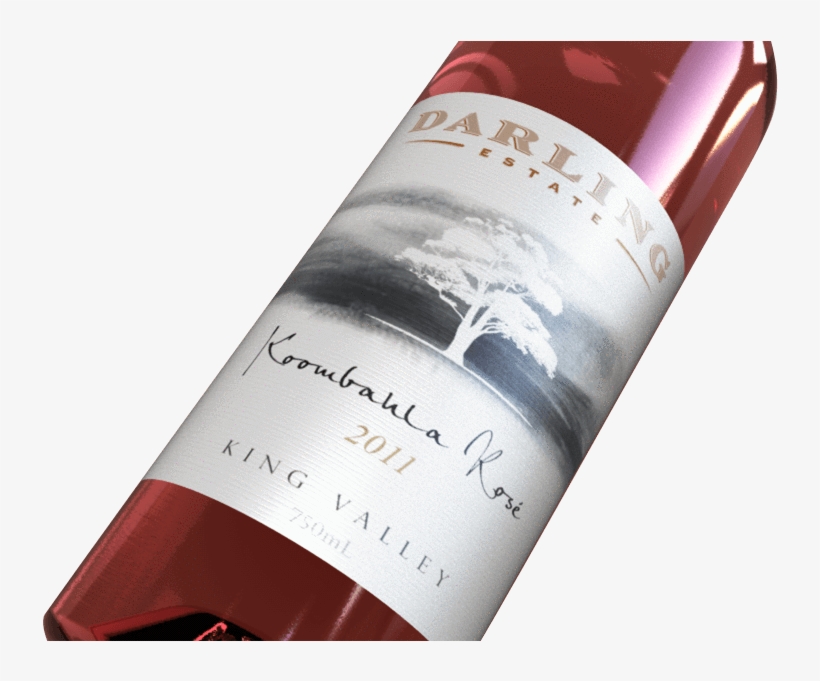 Darling Estate 2011 Koombahla Rose Wine, transparent png #7403639