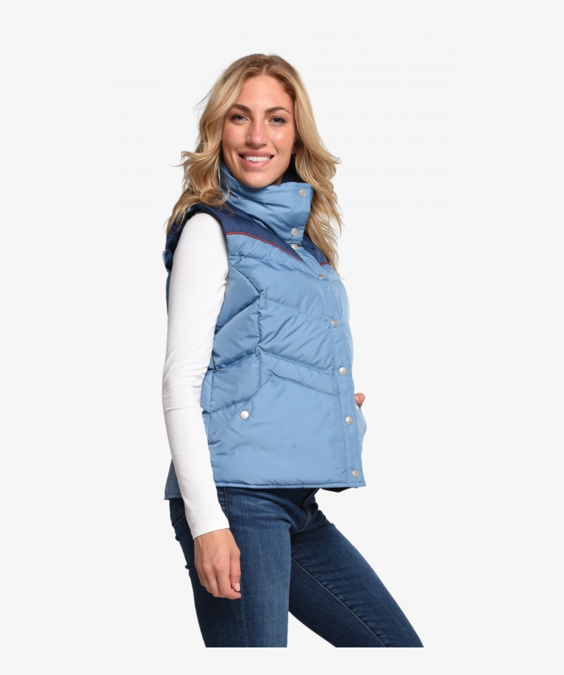 Women's Carson Down Vest, transparent png #7404716