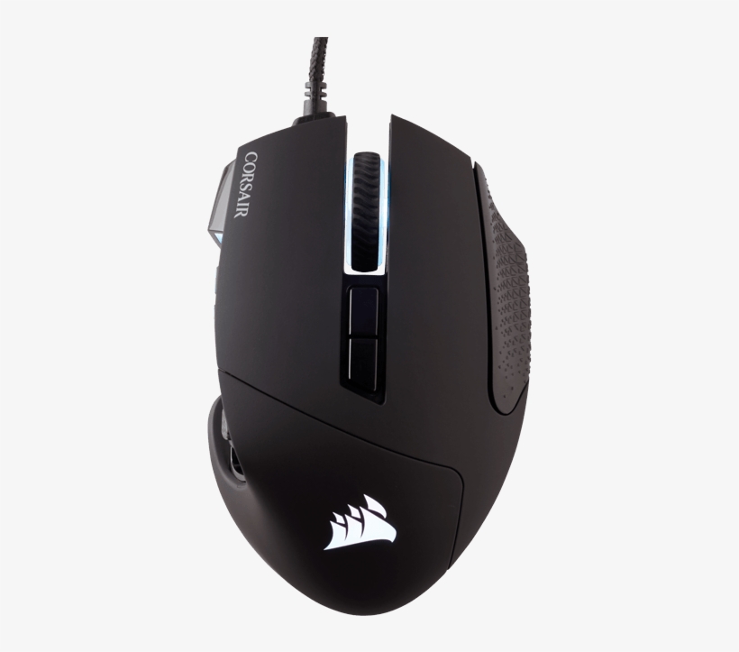 Scimitar Pro, Rgb Led, 16000dpi, Wired Usb, Black,, transparent png #7404977