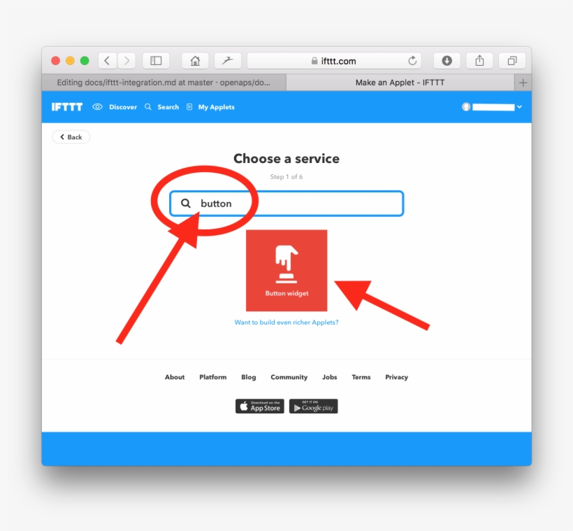 Connect The Buttonwidget By Clicking On The Large Red, transparent png #7405516