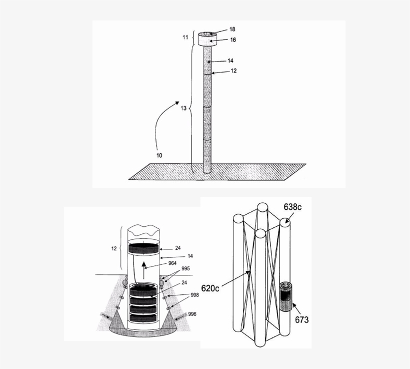 Thoth Space Elevator Patent Drawings, transparent png #7406828