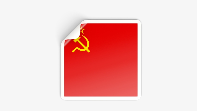 Illustration Of Flag Of Soviet Union, transparent png #7408299