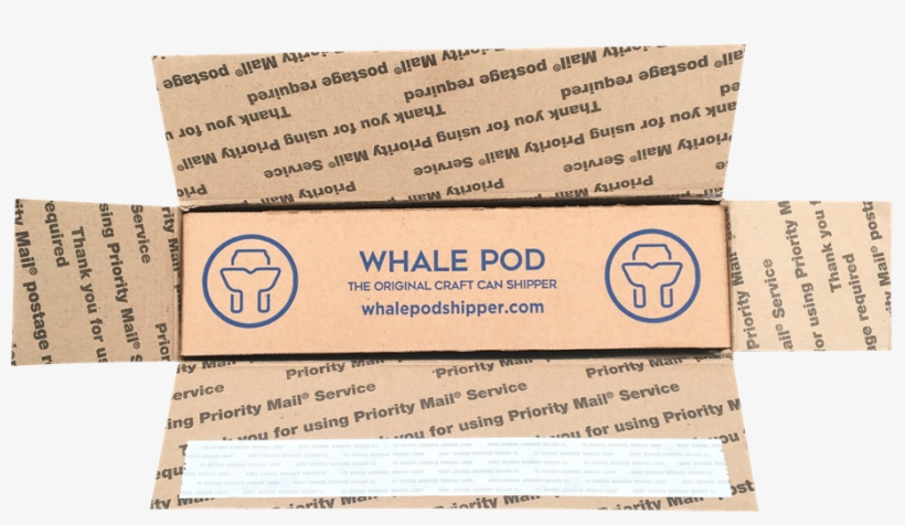 6 Pack Usps Flat Rate Can Shipper, transparent png #7408353