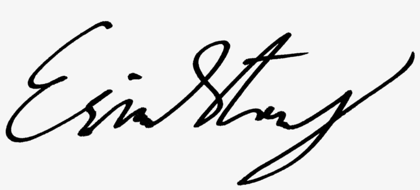 Signature Of Eric Stanley, transparent png #7408406