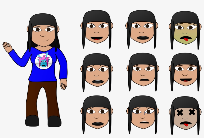 This Free Icons Png Design Of Starter Girl 3 Complete, transparent png #7409040