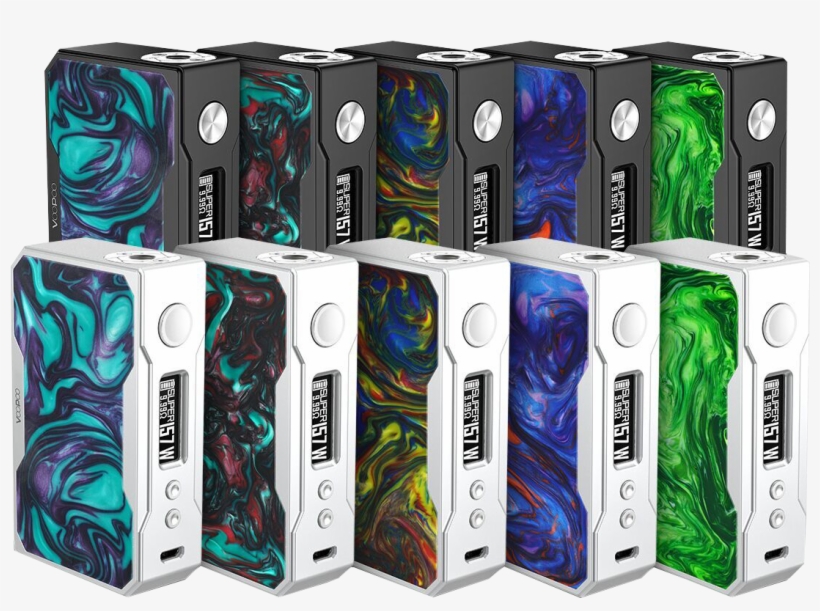 Voopoo Drag 157w Tc Box Mod, transparent png #7410683