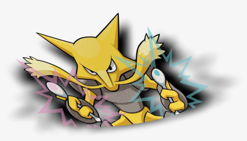 Alakazam Peeker Sticker, transparent png #7413124