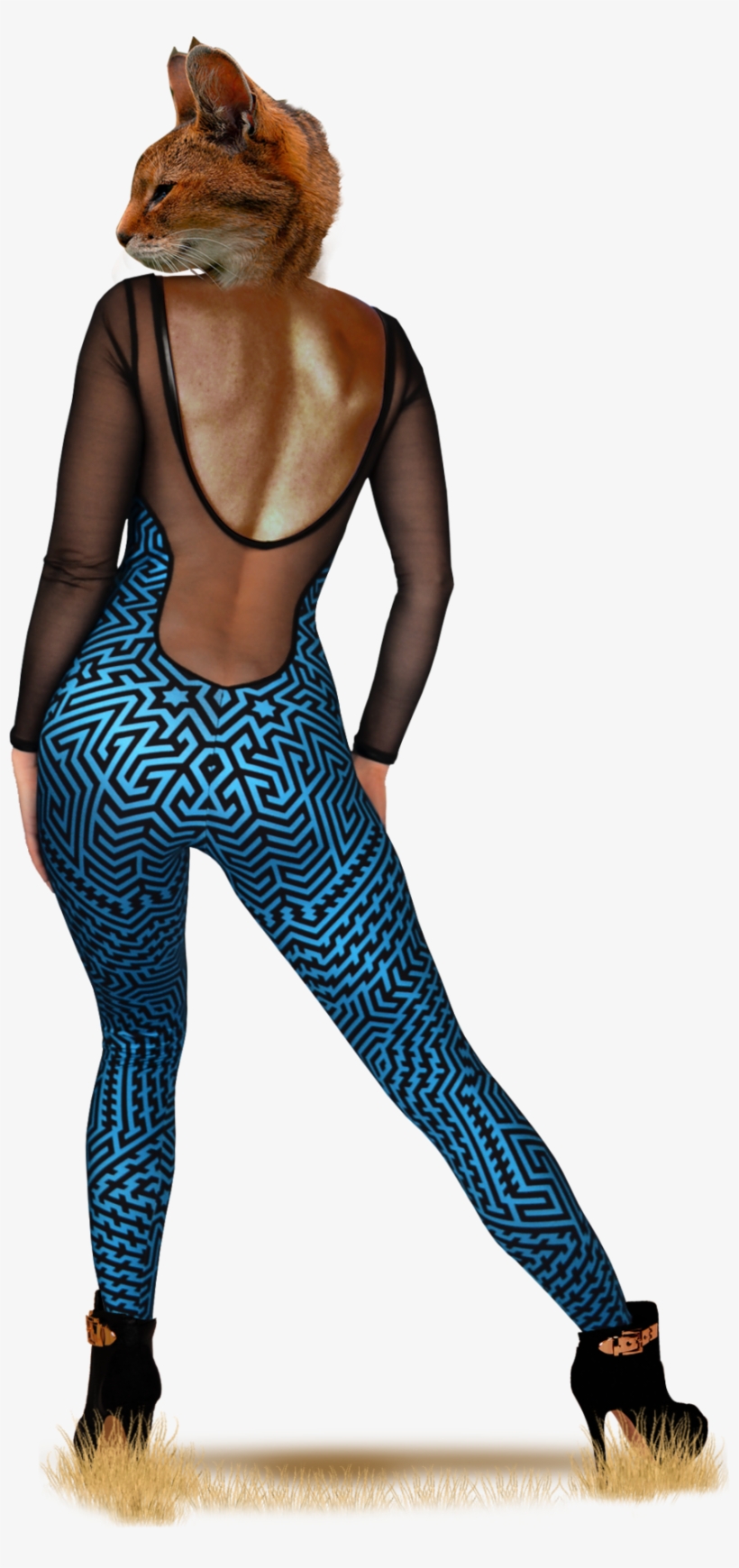Alakazam Catsuit, transparent png #7413328
