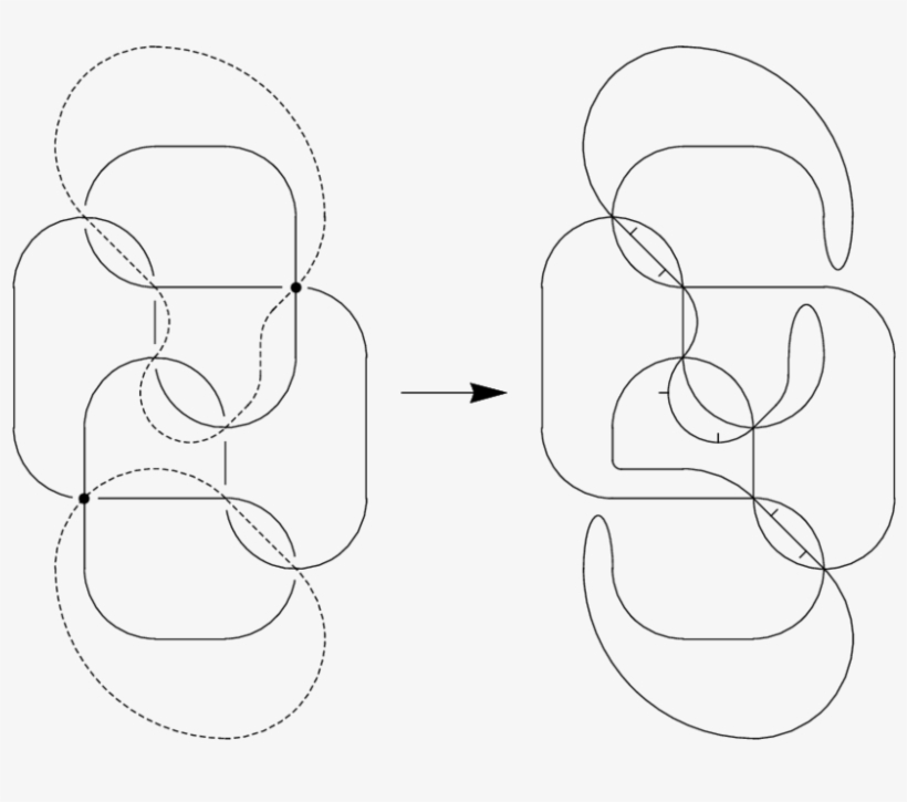 Using A Ccc To Turn A 2 Diagram Of A Knot Into A 3, transparent png #7413482