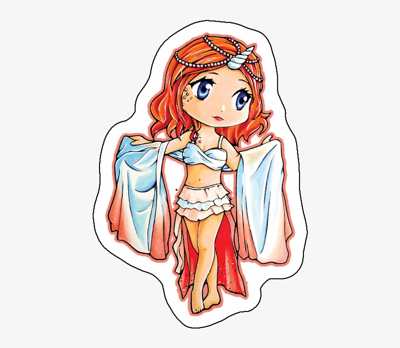 Belly Dancer Goldeen Keychain, transparent png #7414051