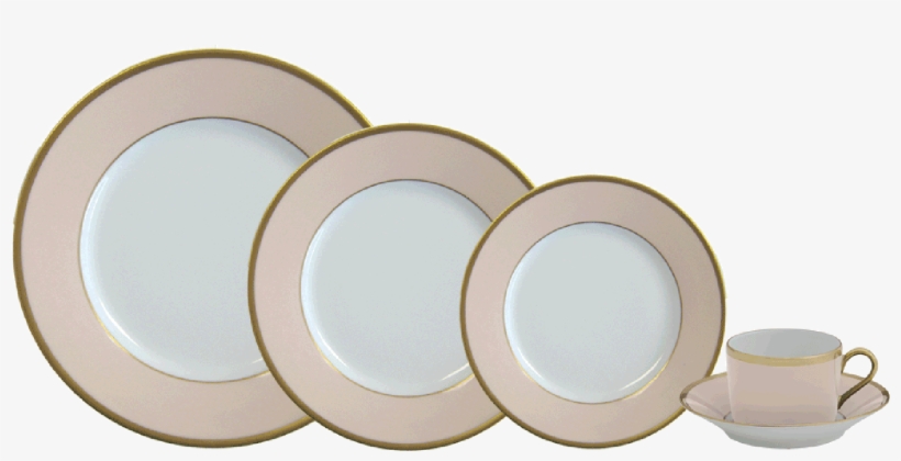 Arc En Ciel Dusty Pink Bread And Butter Plate, transparent png #7414102