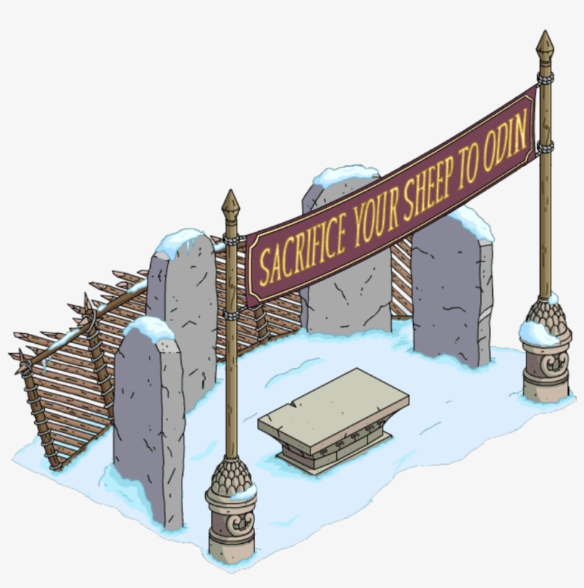 Sacrifice Your Sheep To Odin, transparent png #7414604