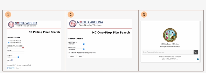 The 3 Polling Place Search Tools On The North Carolina, transparent png #7415670