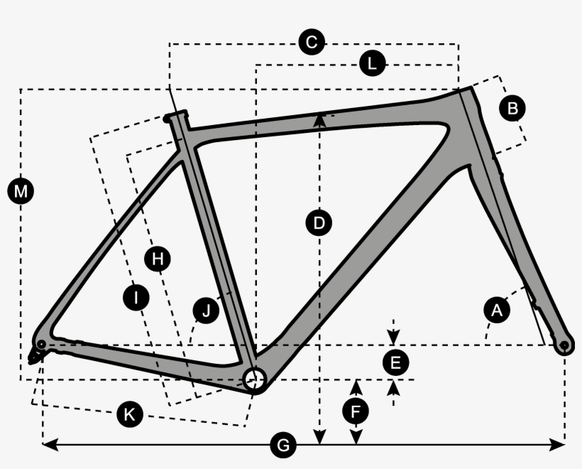 Geometry Of Scott Addict Gravel 10 Disc Bike, transparent png #7415852