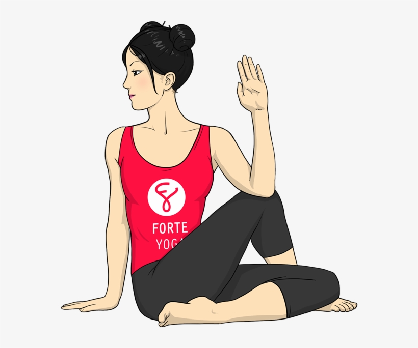 Half Lord Of The Fishes Yoga Pose, transparent png #7416971