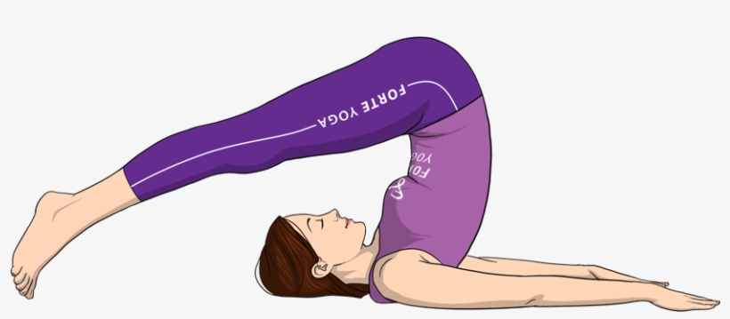 Plow Yoga Pose, transparent png #7417572