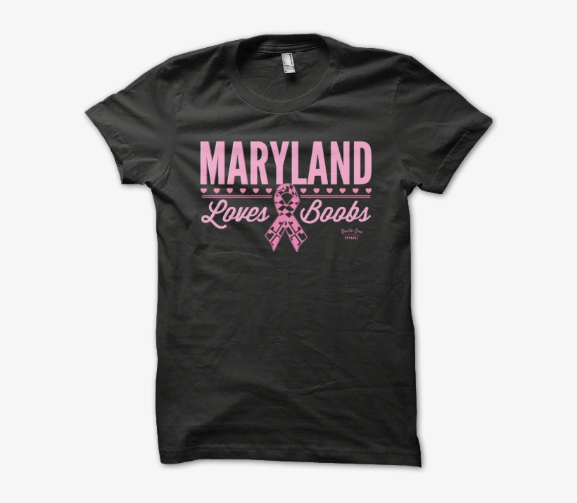 Maryland Loves Boobs / Shirt, transparent png #7417828