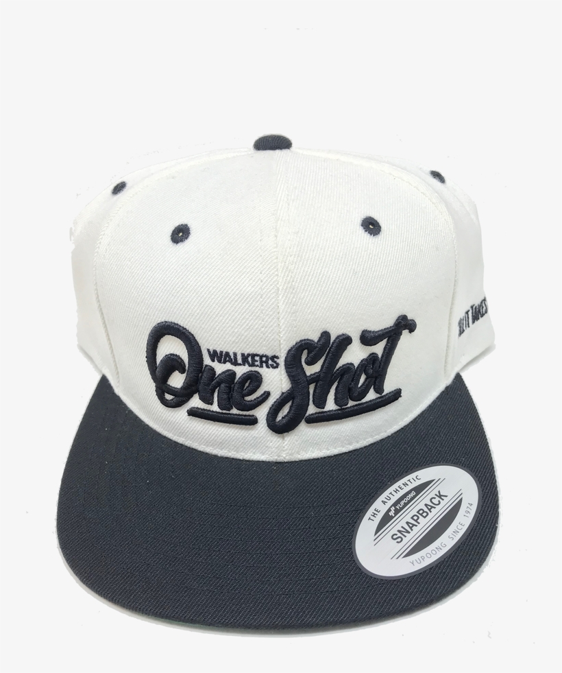 Walkers Oneshot Snapback Hat Black & White 3d Puff, transparent png #7418196