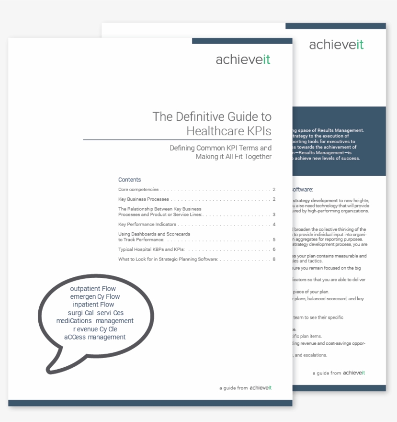 A Definitive Guide To Healthcare Kpis, transparent png #7426119