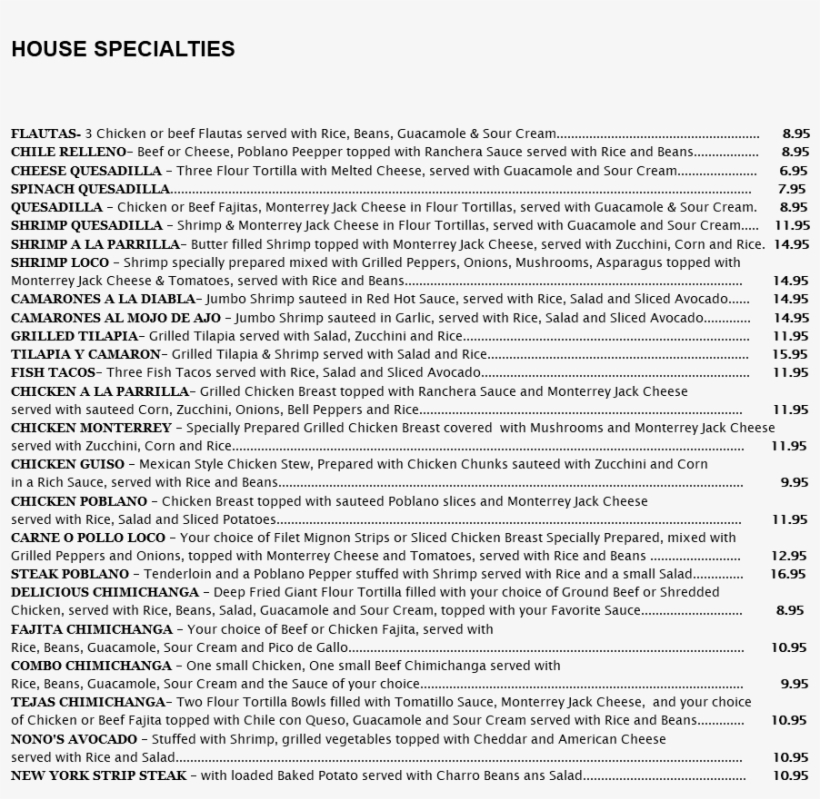 House Specialties Flautas- 3 Chicken Or Beef Flautas, transparent png #7426903