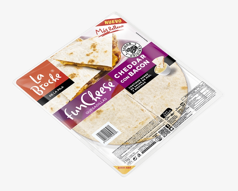 Quesadillas De Cheddar Y Bacon, transparent png #7427216