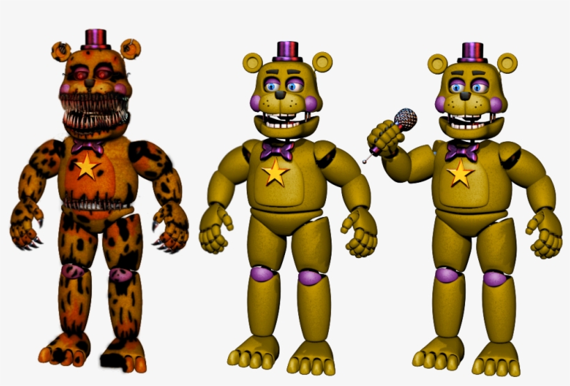 Edit Rockstar Nightmare Fredbear (and Bonus Rs, transparent png #7428813