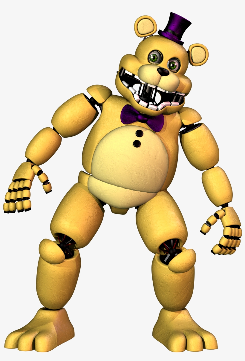 Modelfredbear But He's Based On A Dream I Had 2 Nights, transparent png #7429636